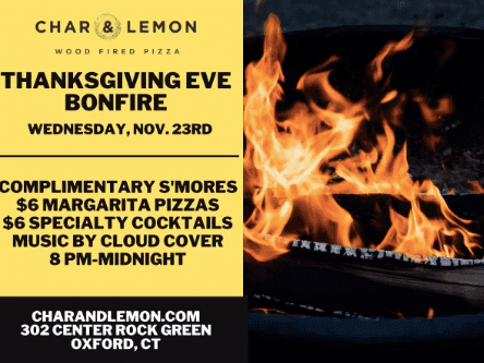 Join us for our Thanksgiving Eve Bonfire! And don't forget we're also offering Thanksgiving catering. Pickup available on 11/23 from 12 PM-9 PM. Comes with heating instructions. 